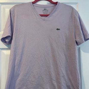 Mens Lacoste Purple Tshirt